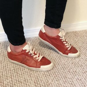 Frye brand leather sneakers